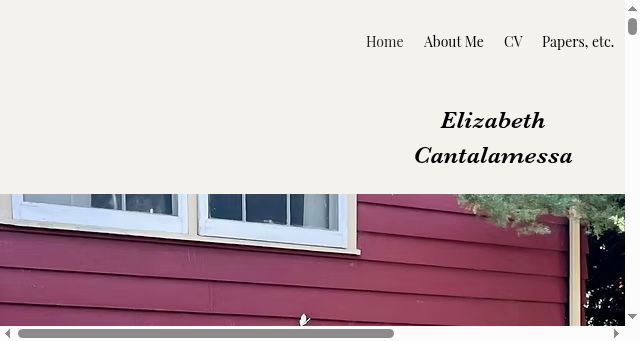 Screenshot of elizabethcantalamessa.com