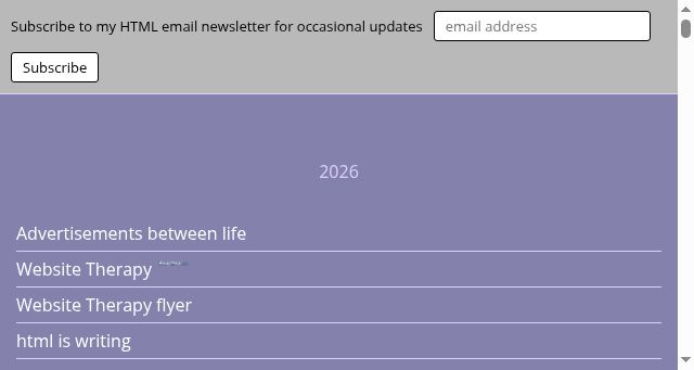 Screenshot of elliott.computer
