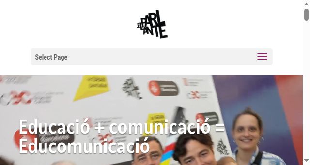 Screenshot of elparlante.es