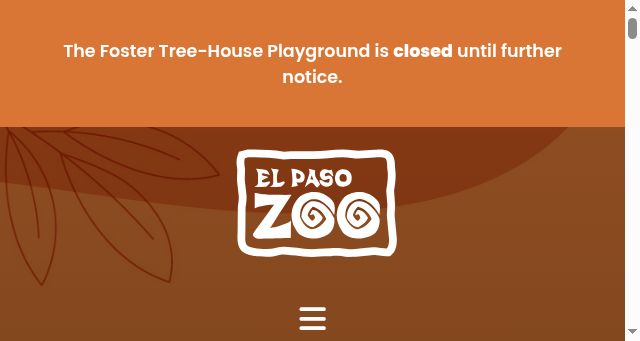 Screenshot of elpasozoo.org