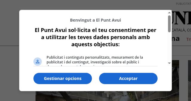 Screenshot of elpuntavui.cat