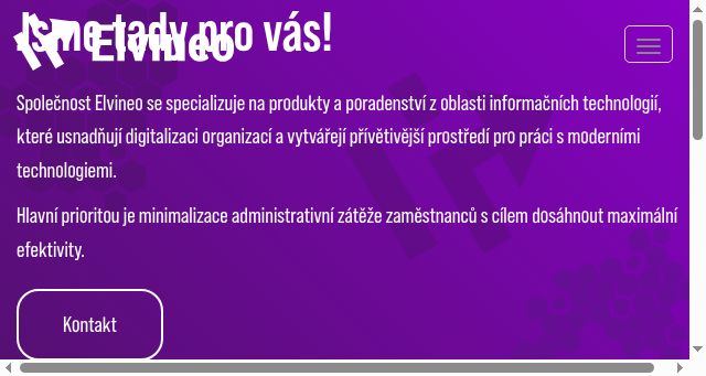 Screenshot of elvineo.cz