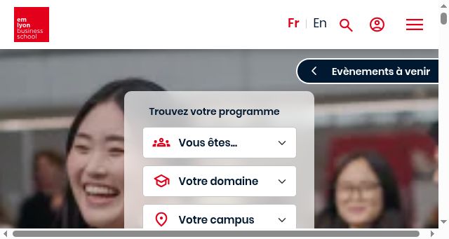 Screenshot of em-lyon.com
