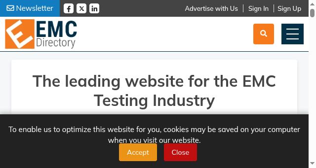 Screenshot of emc-directory.com