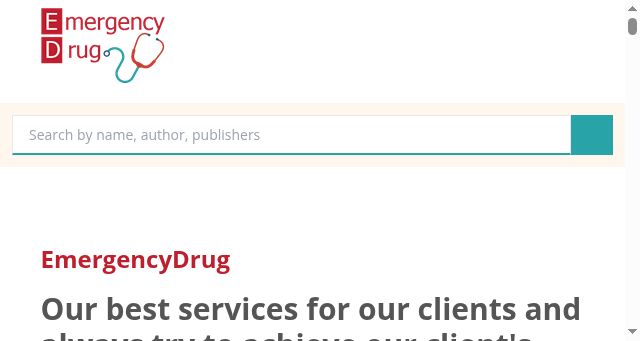 Screenshot of emergencydrug.com