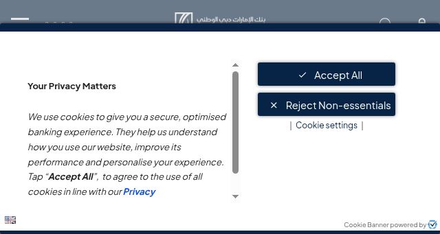 Screenshot of emiratesnbd.com