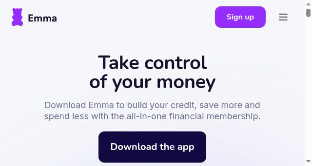 Screenshot of emma-app.com