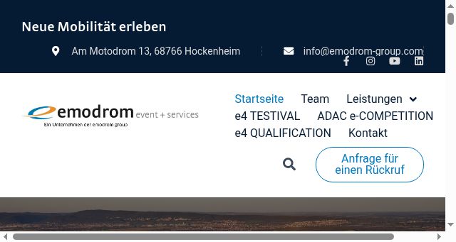 Screenshot of emodrom-group.com