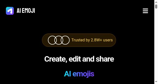 Screenshot of emoji.design