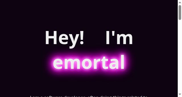 Screenshot of emort.al