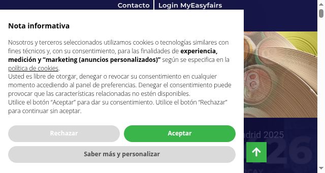 Screenshot of empackmadrid.com