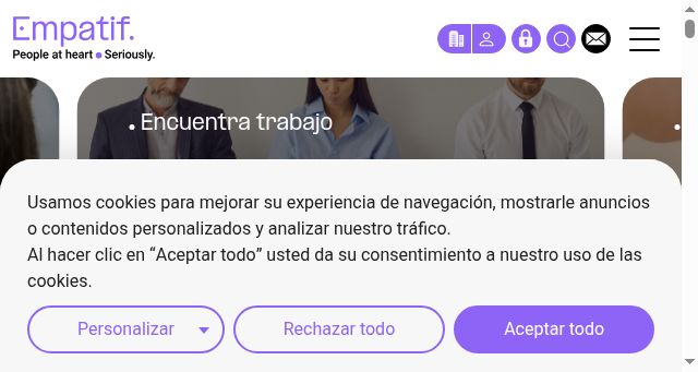 Screenshot of empatif.com