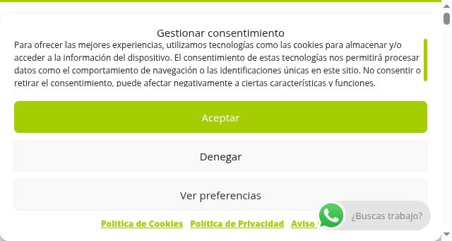 Screenshot of empleabilidadett.es