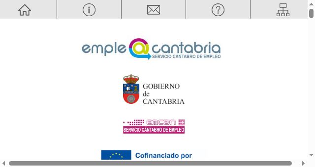 Screenshot of empleacantabria.es