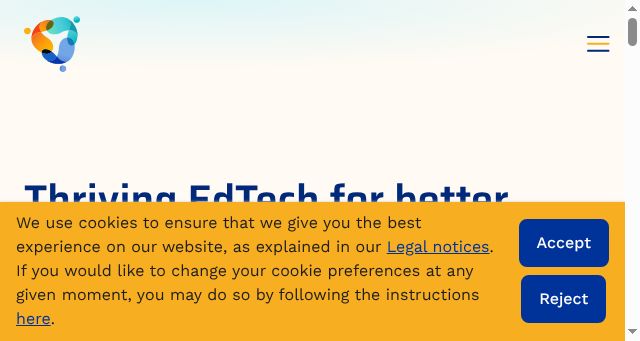 Screenshot of empowerededtech.eu