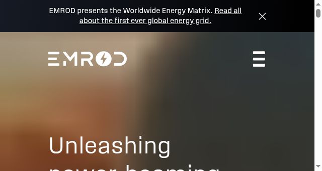 Screenshot of emrod.energy