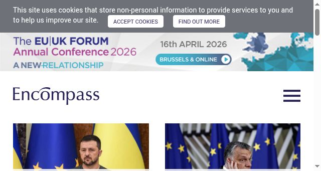 Screenshot of encompass-europe.com
