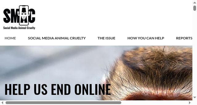 Screenshot of endcrueltyonline.com