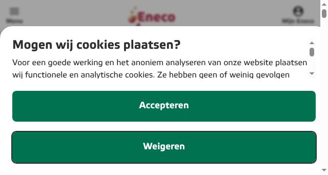 Screenshot of eneco.nl