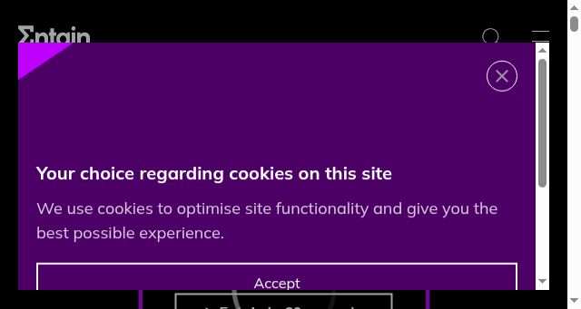 Screenshot of entaingroup.com