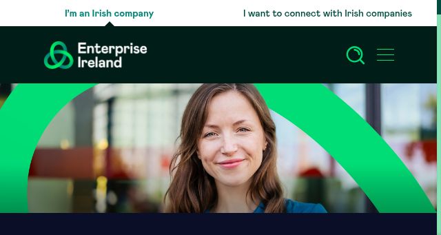 Screenshot of enterprise-ireland.com
