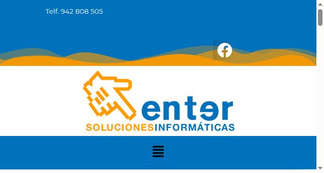 Screenshot of entersolucionesinformaticas.com