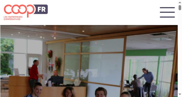 Screenshot of entreprises.coop