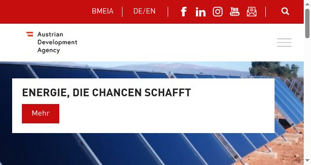 Screenshot of entwicklung.at