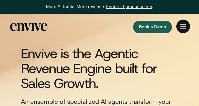 Screenshot of envive.ai