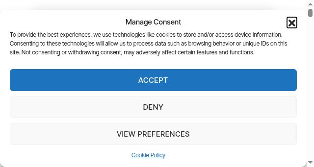 Screenshot of envri.eu