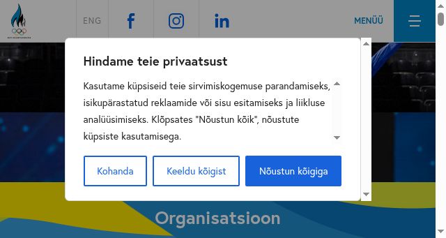 Screenshot of eok.ee