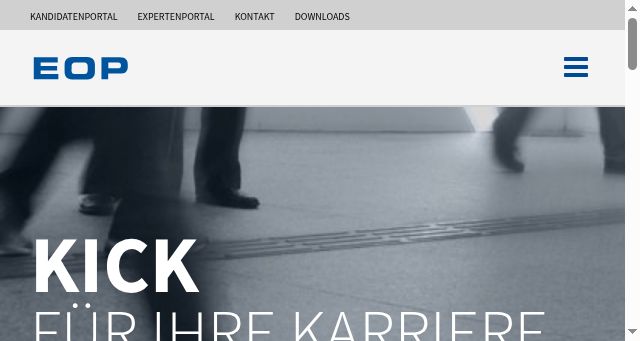 Screenshot of eop.ch