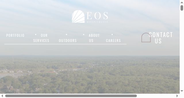 Screenshot of eoshospitality.com