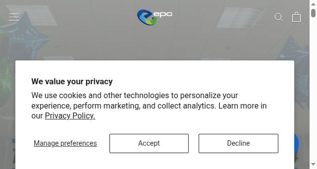 Screenshot of epcglobal.shop