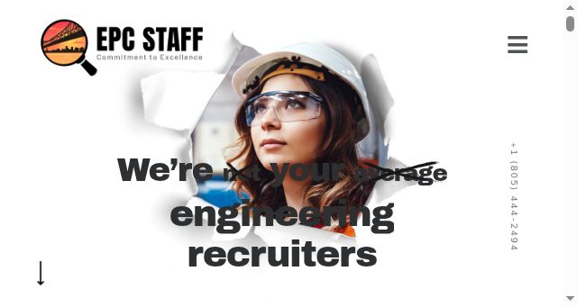 Screenshot of epcstaff.com