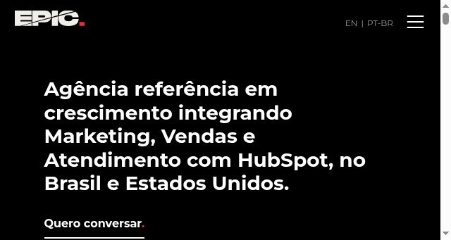 Screenshot of epic.digital