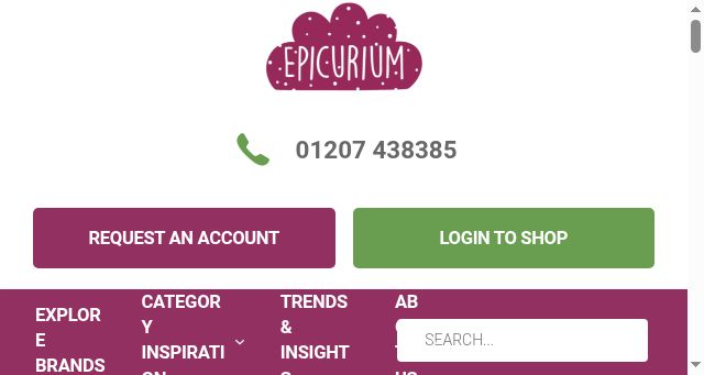 Screenshot of epicurium.co.uk