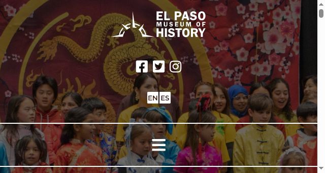 Screenshot of epmuseumofhistory.org