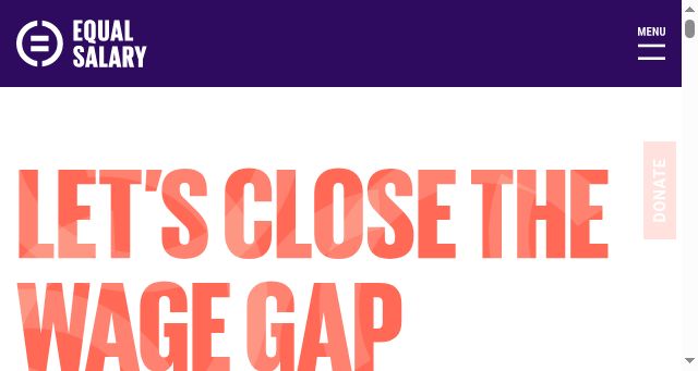 Screenshot of equalsalary.org
