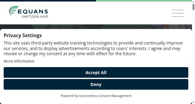 Screenshot of equans.ch