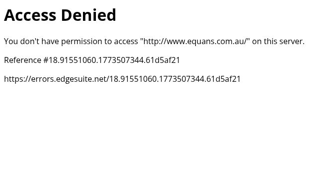 Screenshot of equans.com.au