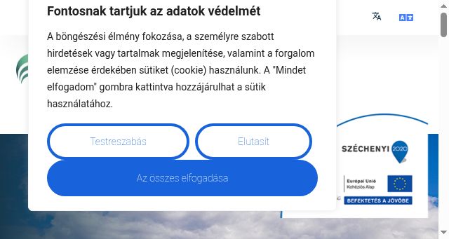 Screenshot of equans.hu
