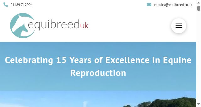 Screenshot of equibreed.co.uk