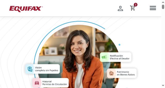 Screenshot of equifax.cl