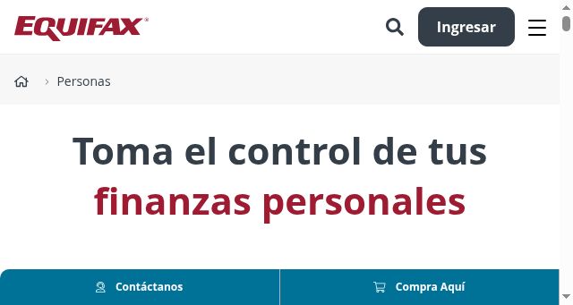 Screenshot of equifax.co.cr