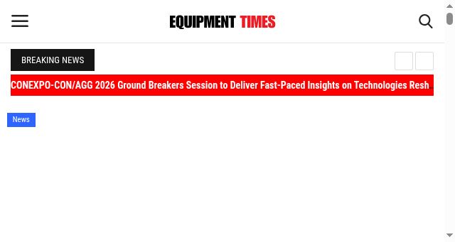 Screenshot of equipmenttimes.in