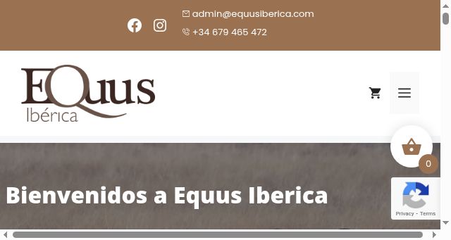 Screenshot of equusiberica.com