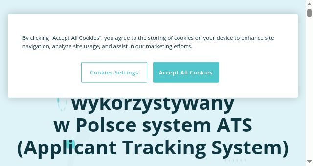 Screenshot of erecruiter.pl