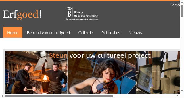 Screenshot of erfgoed-kbs.be