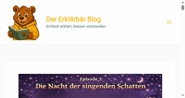 Screenshot of erklaerbaer-blog.de
